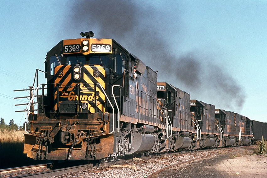 Photo of D&RGW coal train in Colorado