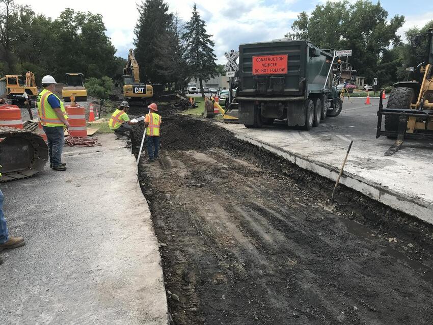 Photo of Washington Avenue Crossing Replacement Begins