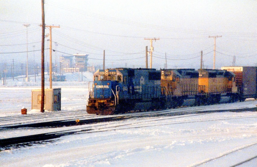 Photo of Conrail in the Snow