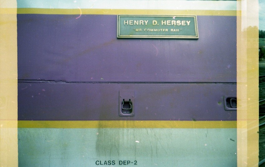 Photo of Henry Hershey plaque