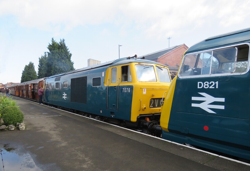 Photo of D7076 at Kidderminster station