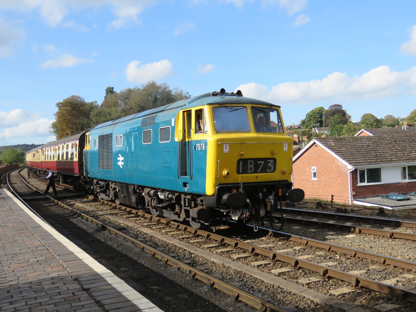 Photo of D7076 at Bewdley station